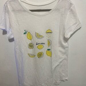 LOFT T-Shirt with Lemon Print